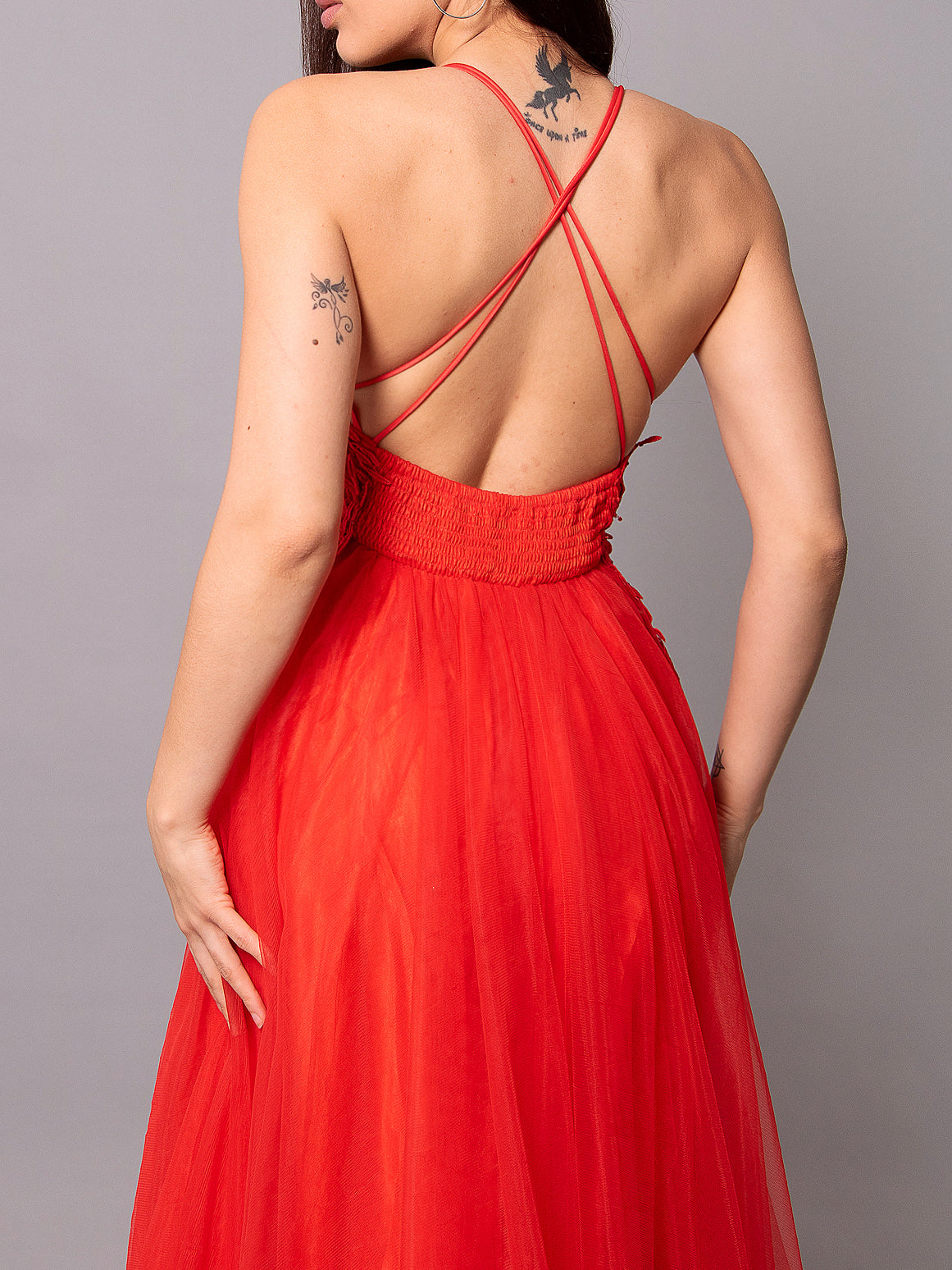 Vestido cruzado RED